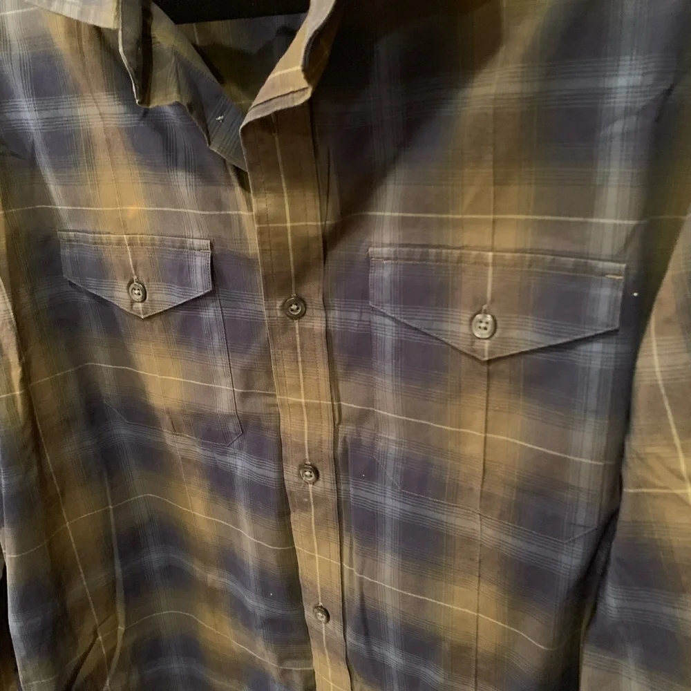 Banana Republic Slim Fit Plaid Button-Up Dress Shirt